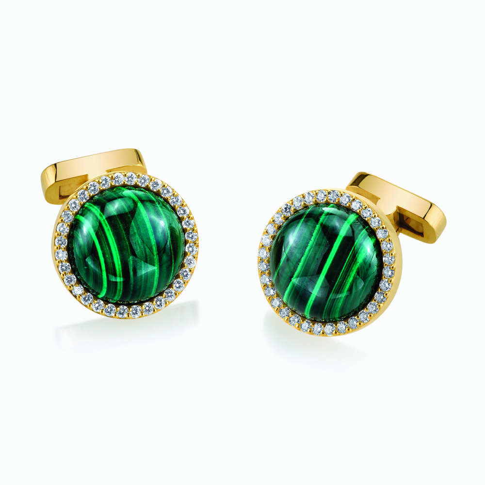 The Green Sphere Cufflinks