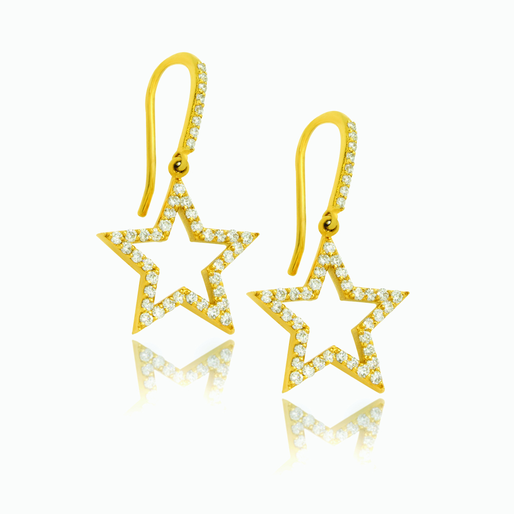 The Star Drop Earrings