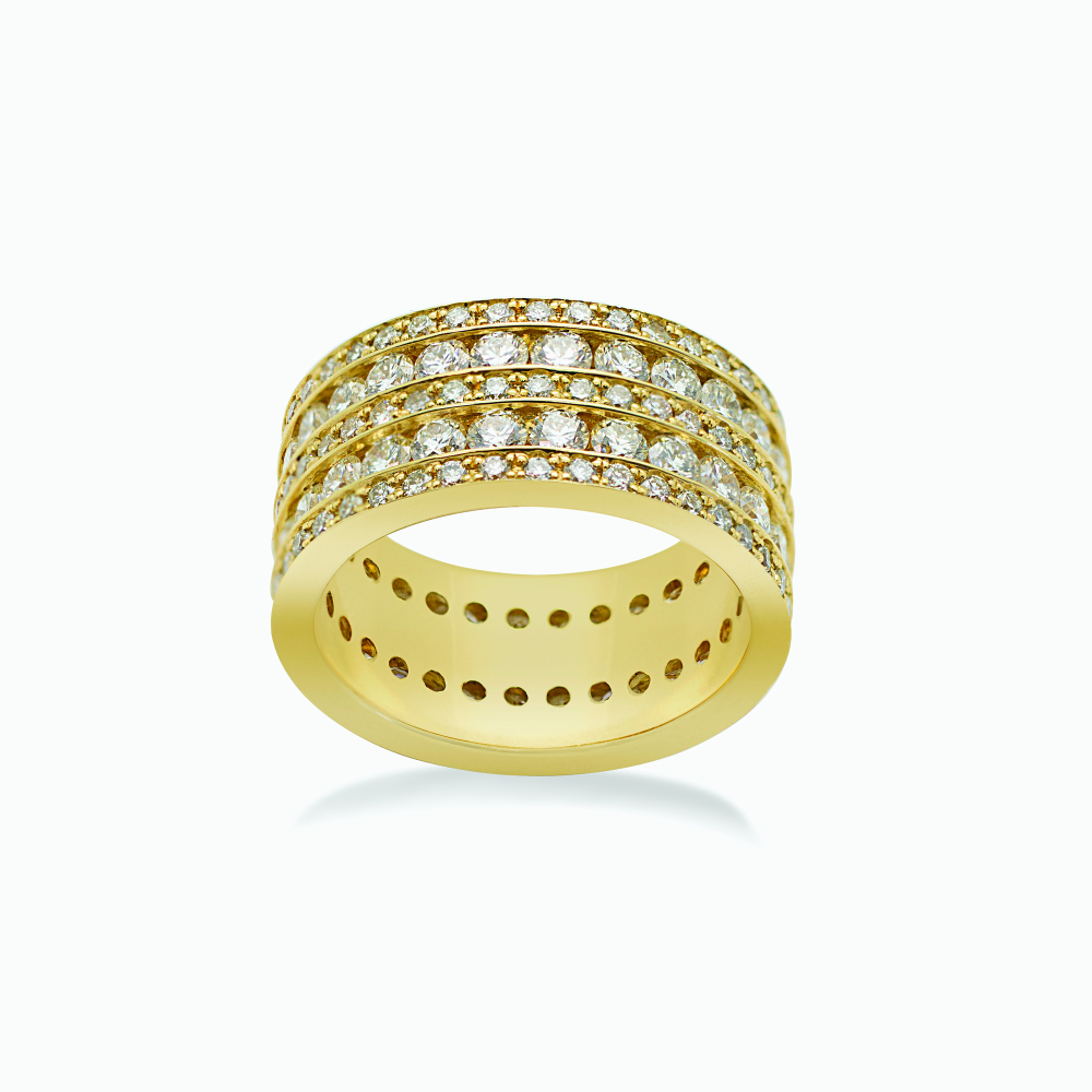 The 5 Row Eternity Band