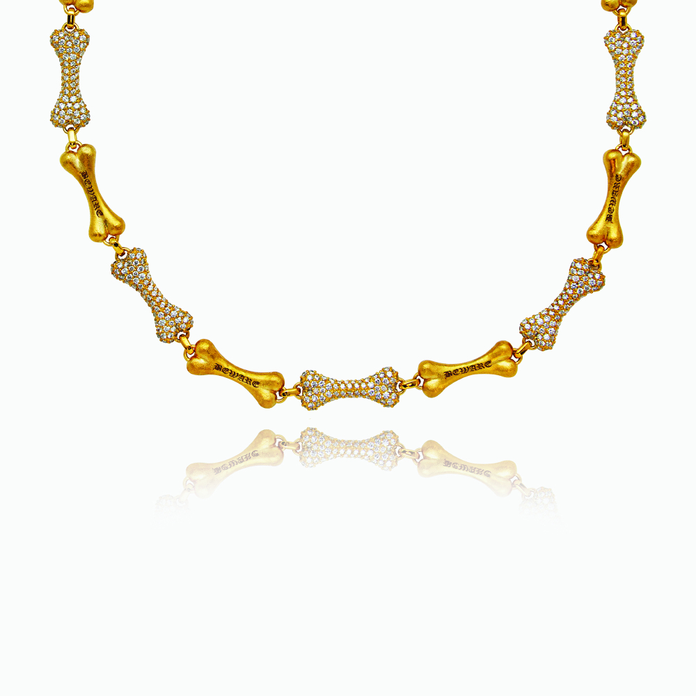 The Repeating Bone Necklace - Jason Of Beverly Hills x Tuff Crowd