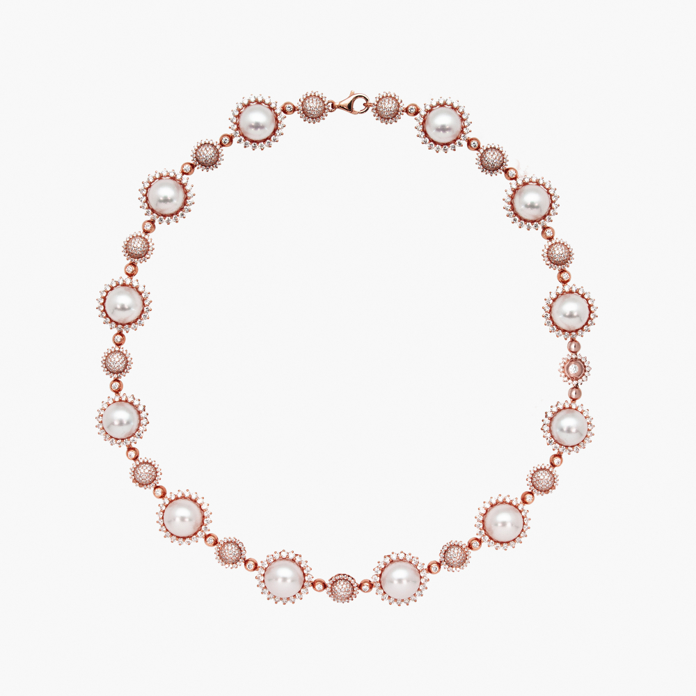The Sunburst Pearl Necklace