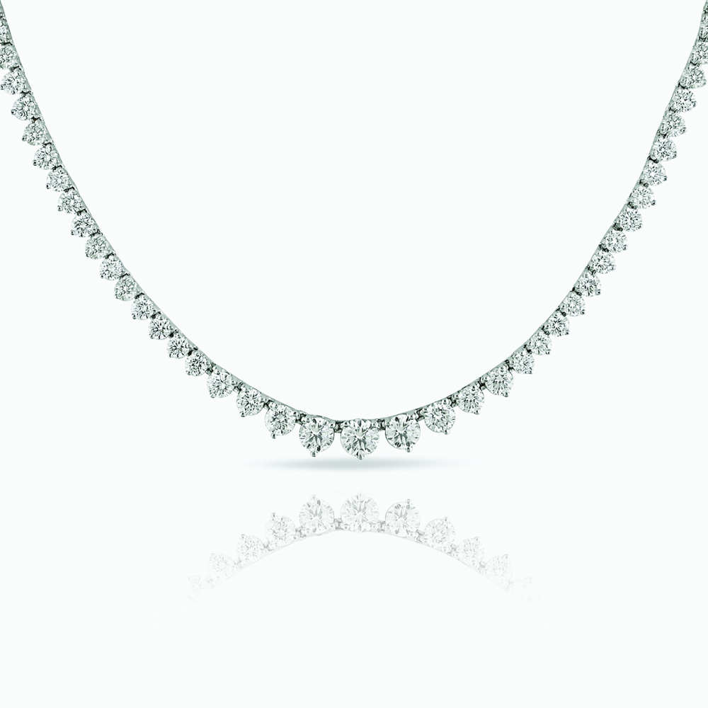 The Mini Riviera Tennis Necklace