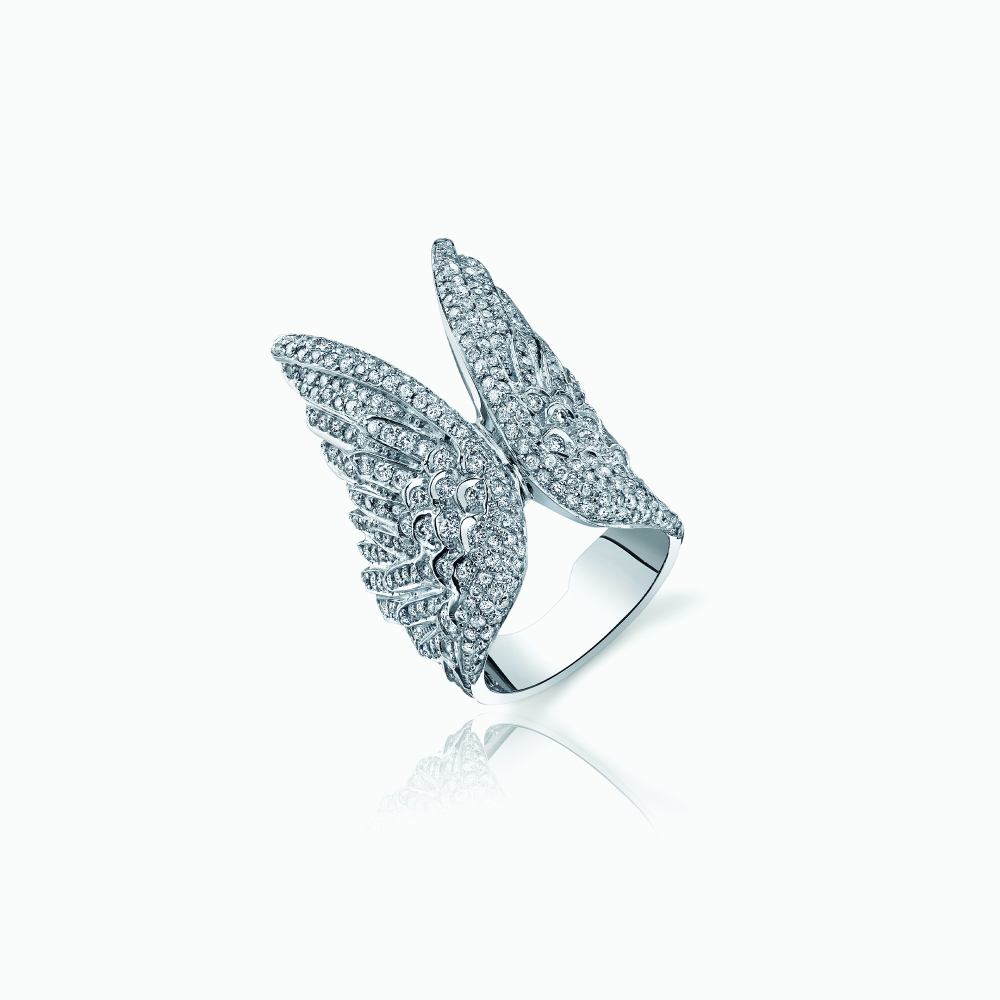 The Double Angel Wing Ring