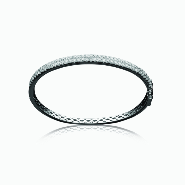 The Two Row Bangle