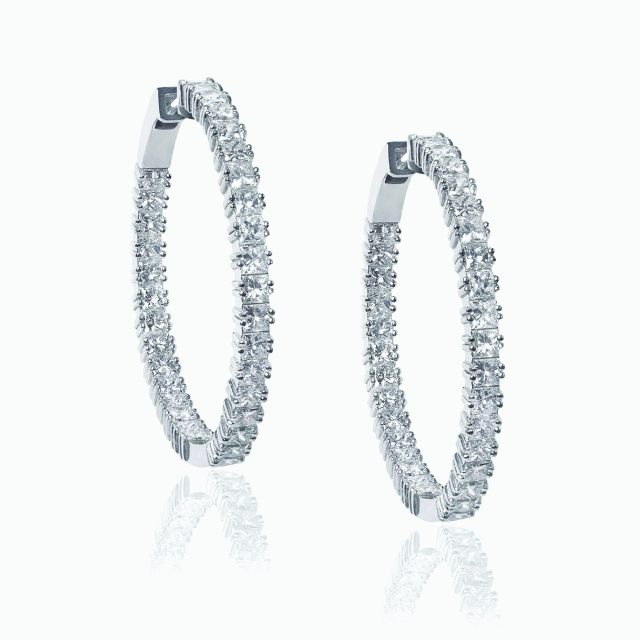 The Princess Hoop Earrings