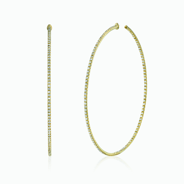 The Thin Hoop Earrings