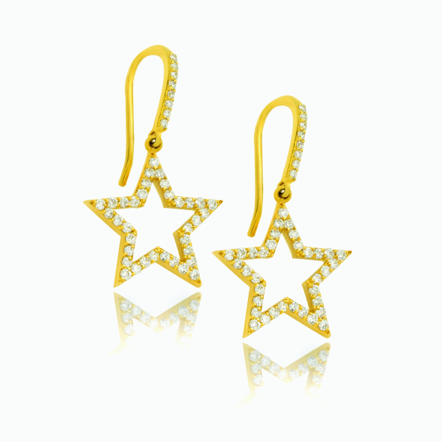 The Star Drop Earrings