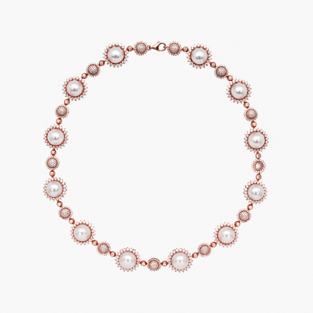 The Sunburst Pearl Necklace