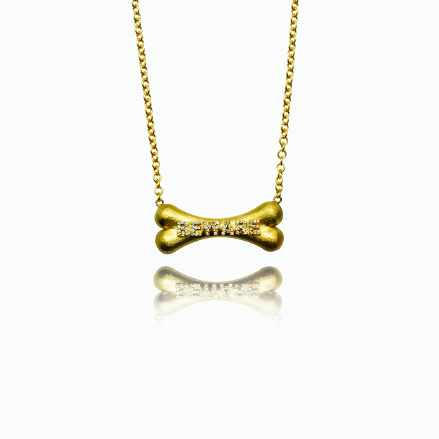 The Beware Bone Pendant - Jason Of Beverly Hills X Tuff Crowd
