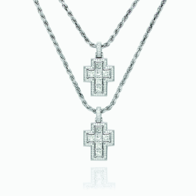 The Princess Cross With Halo Pendant