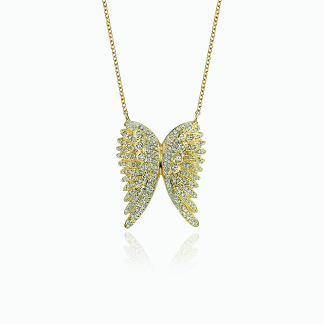 The Spreading Angel Wing Pendant