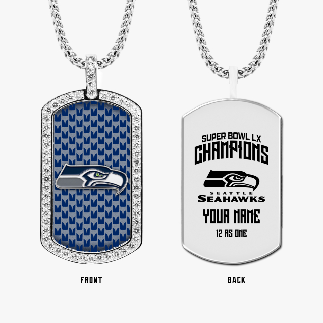 Seahawks Dog Tag Pendant