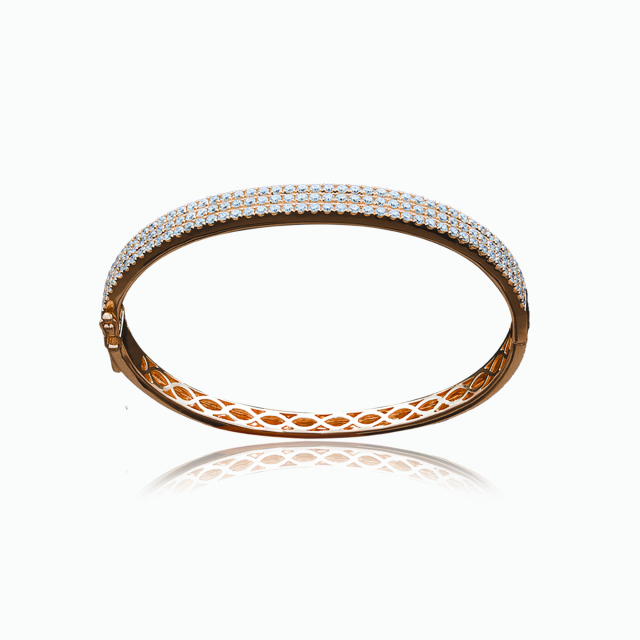 The Three Row Bangle