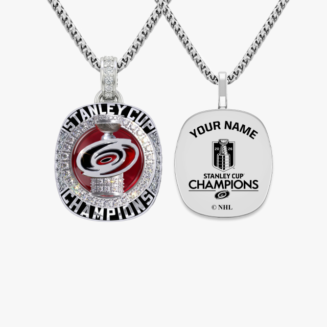 Hurricanes Fan Ring Pendant
