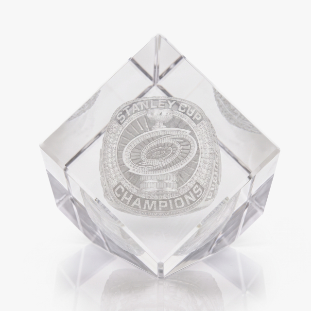 Hurricanes Crystal Paperweight